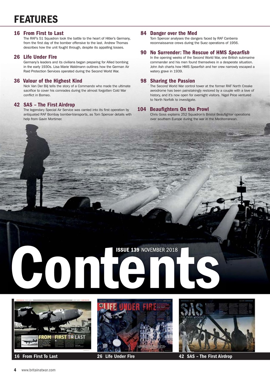 Britain at War Magazine Preview Pages