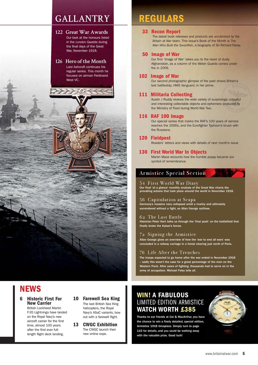 Britain at War Magazine Preview Pages