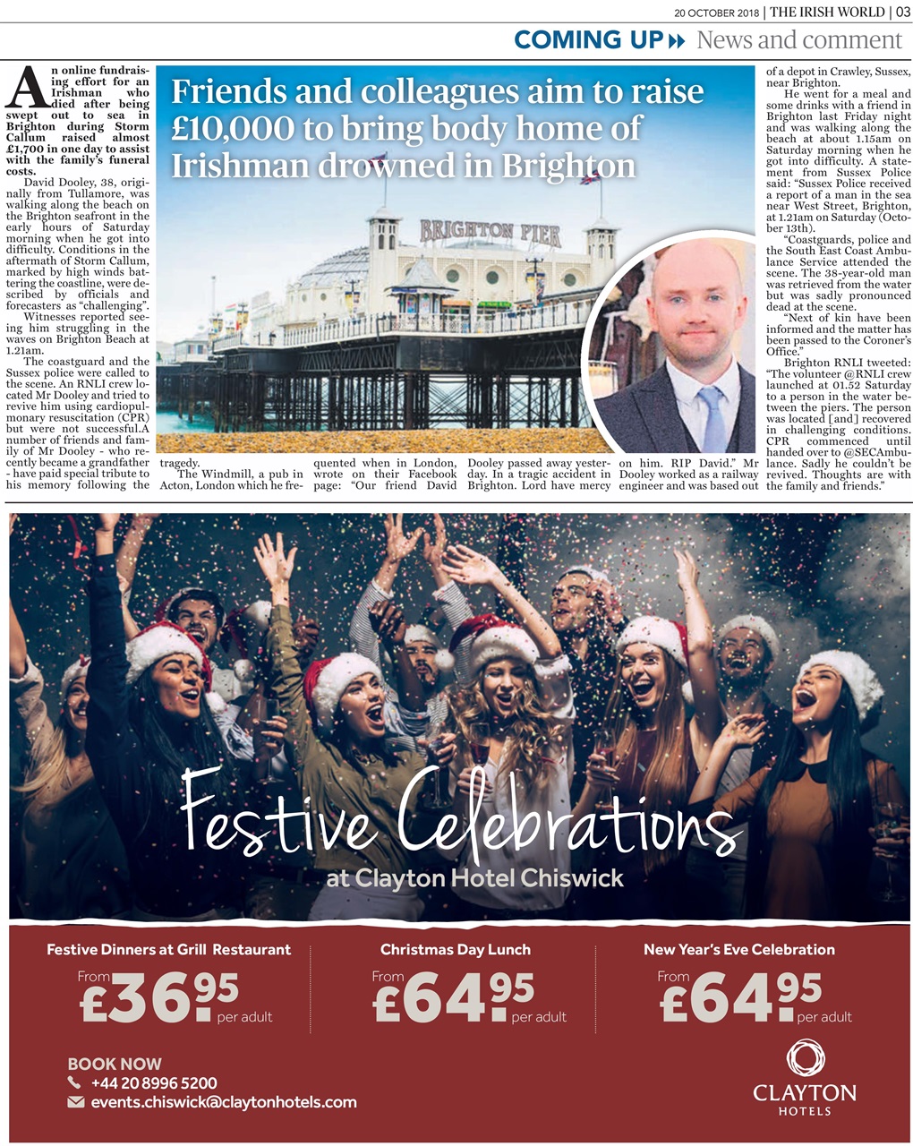 Irish World Preview Pages