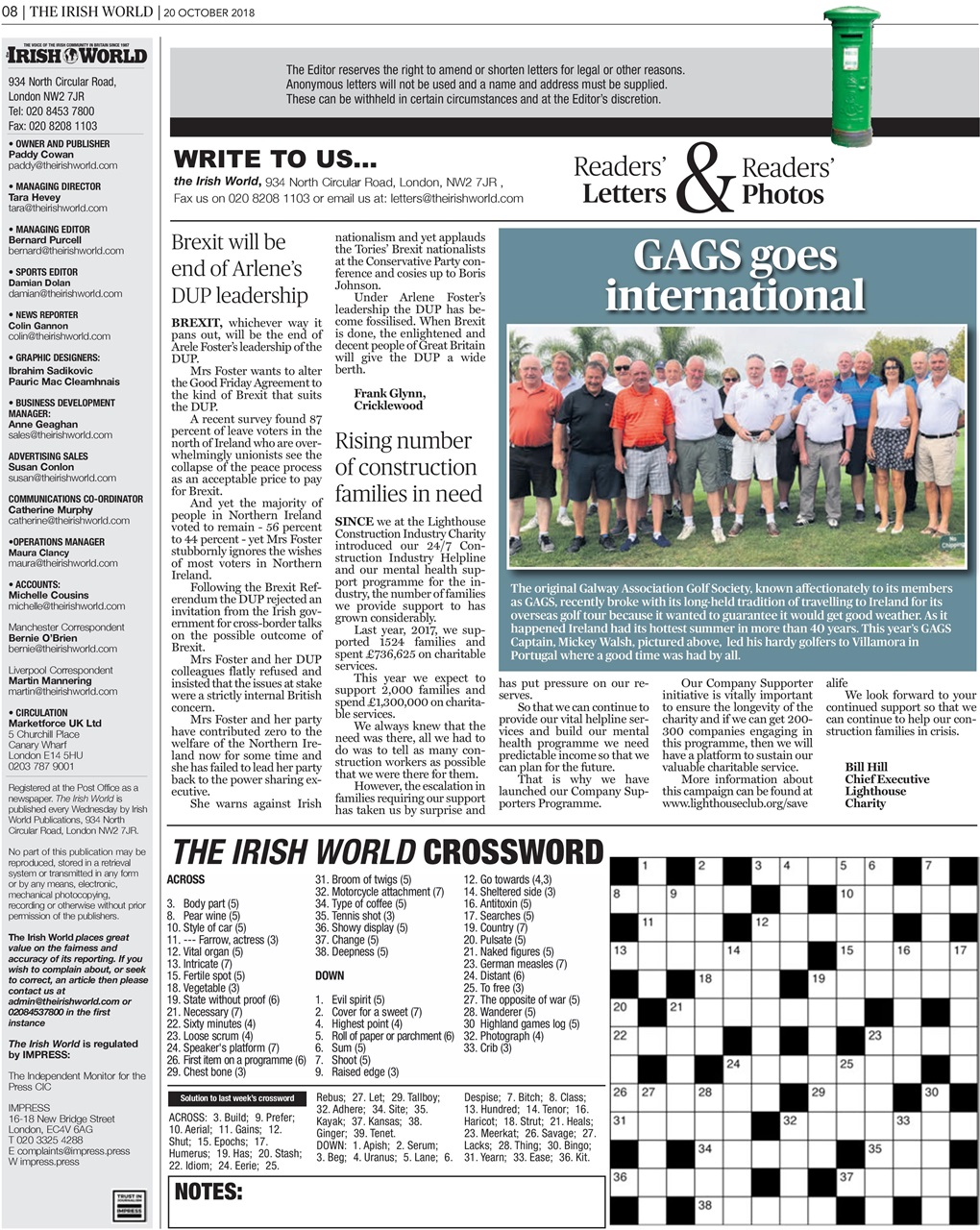 Irish World Preview Pages