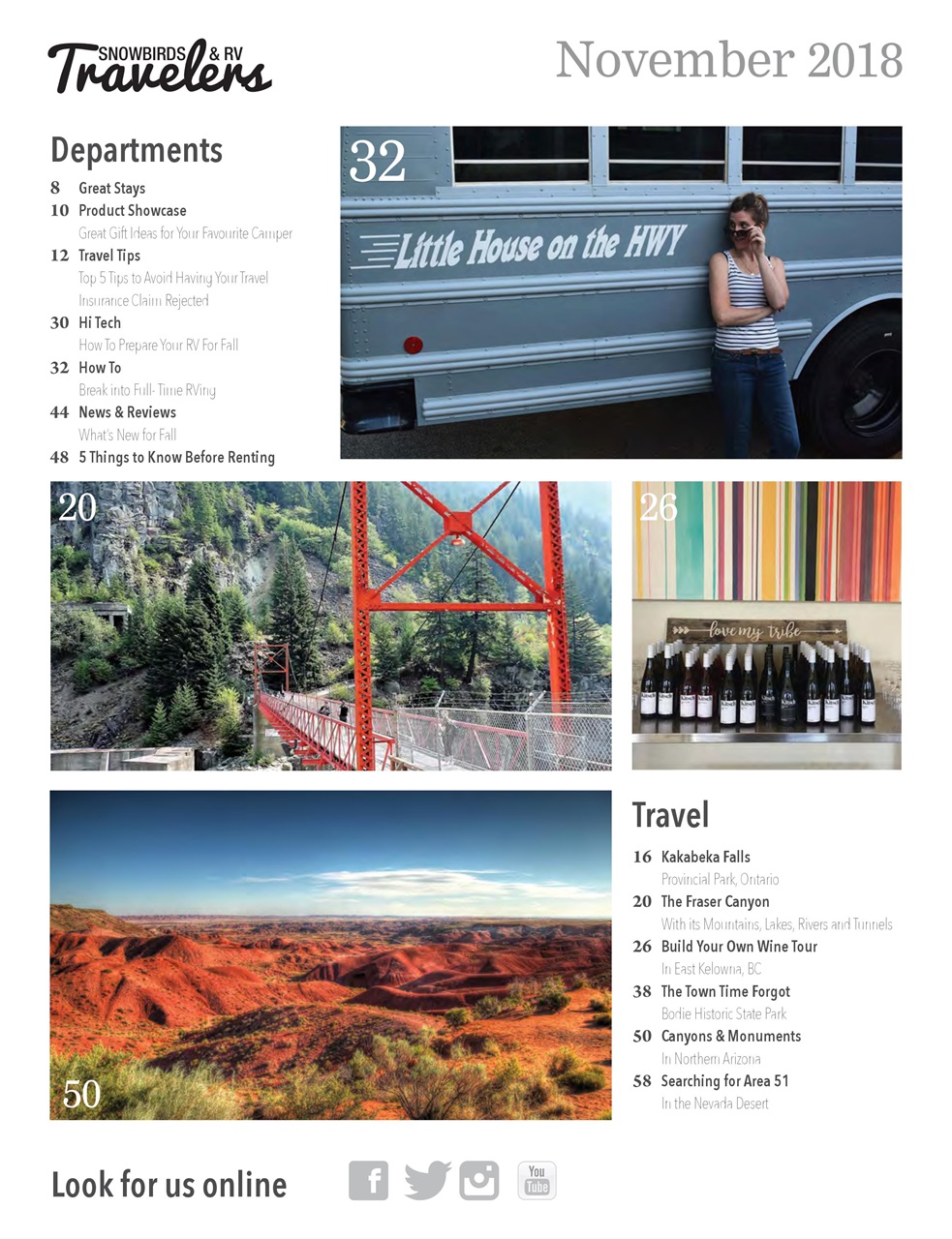Snowbirds & RV Travelers Preview Pages