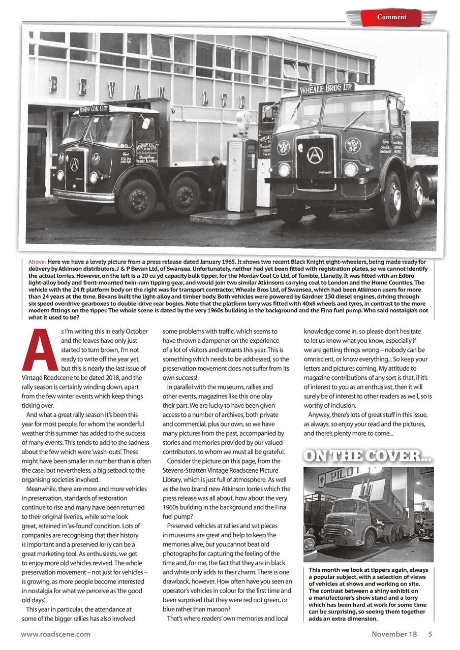 Vintage Roadscene Preview Pages