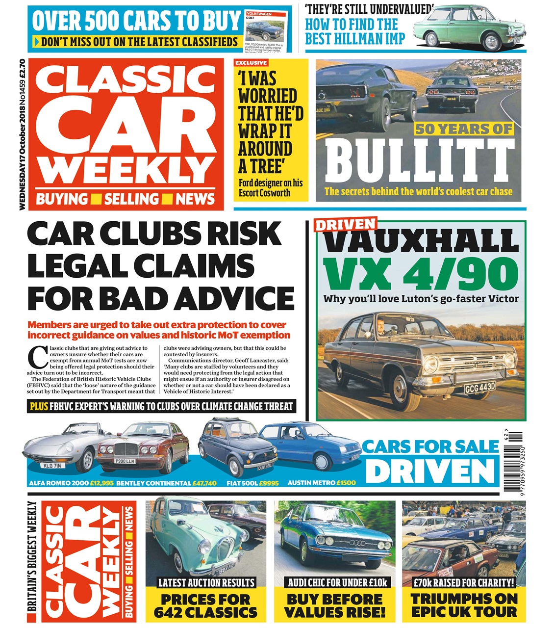 Classic Car Weekly Preview Pages