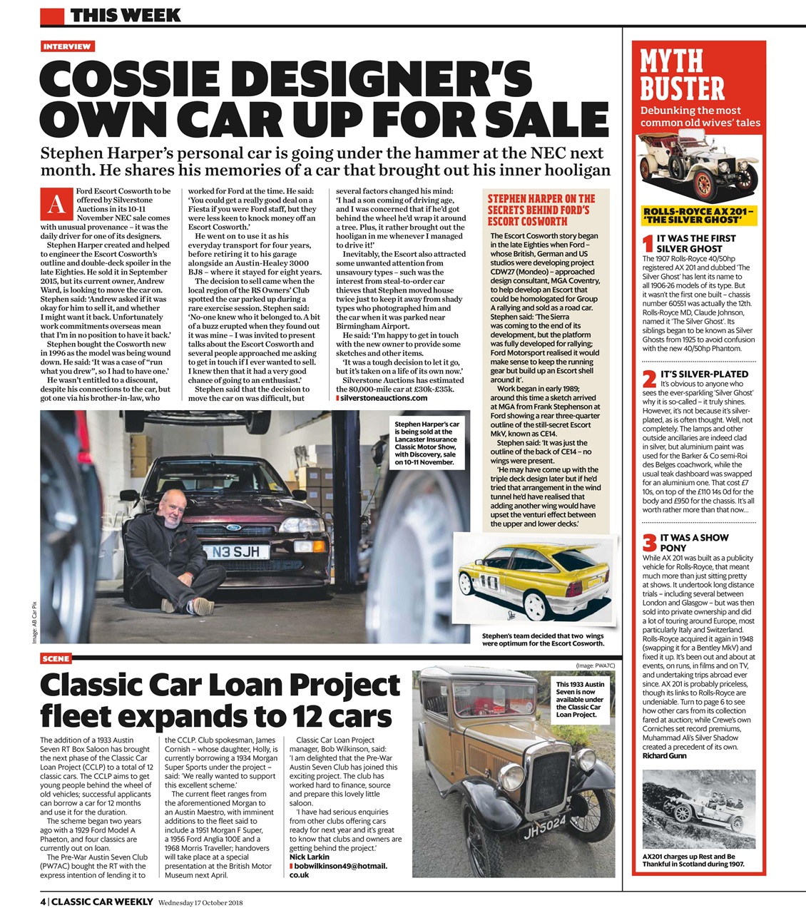 Classic Car Weekly Preview Pages