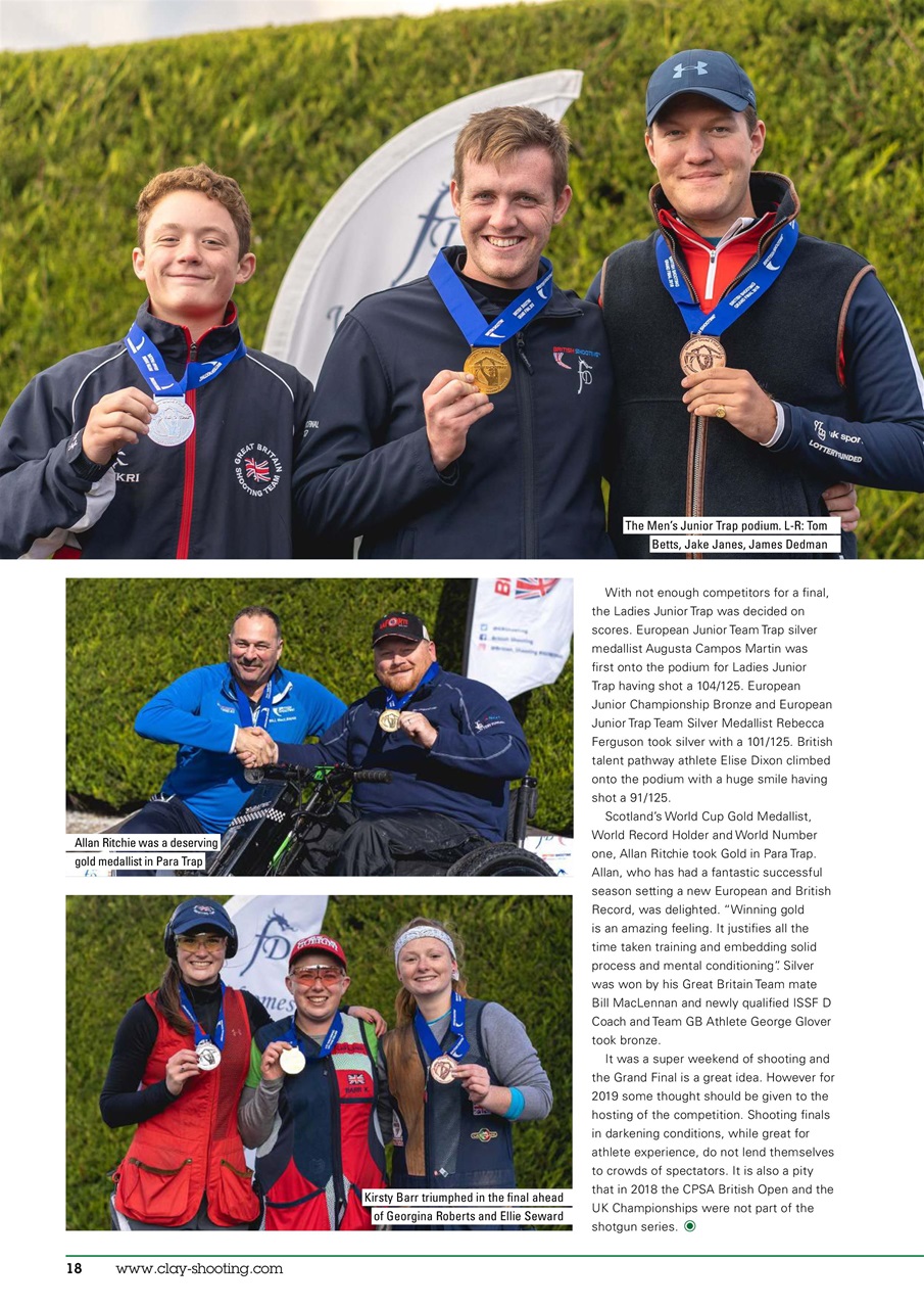 Clay Shooting Preview Pages
