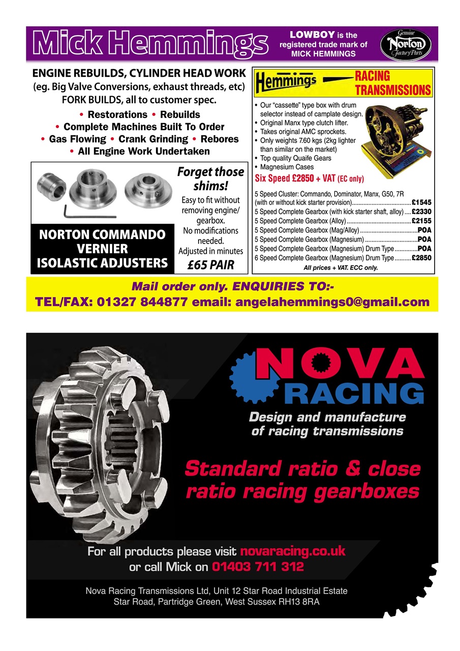 Classic Racer Preview Pages