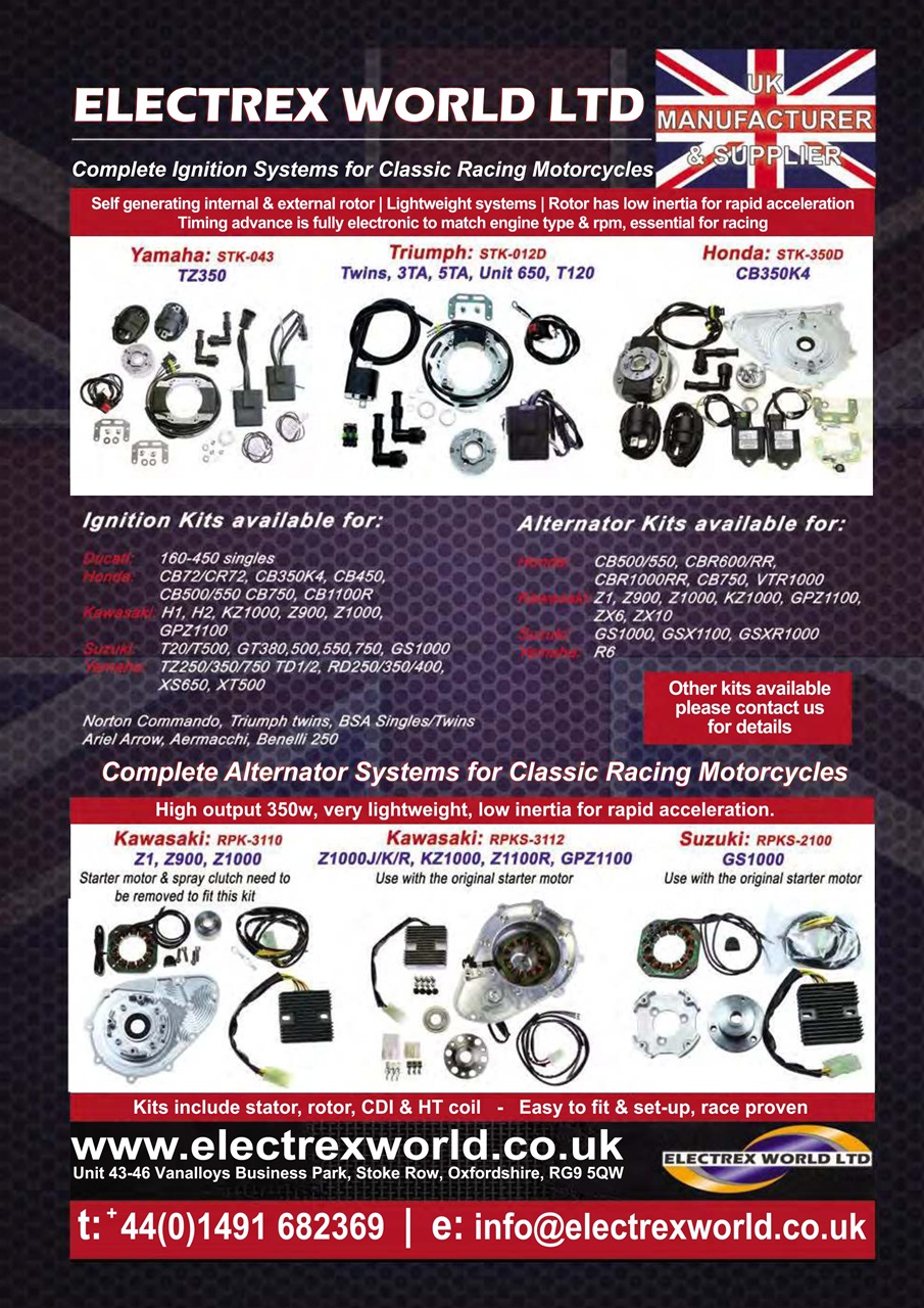 Classic Racer Preview Pages