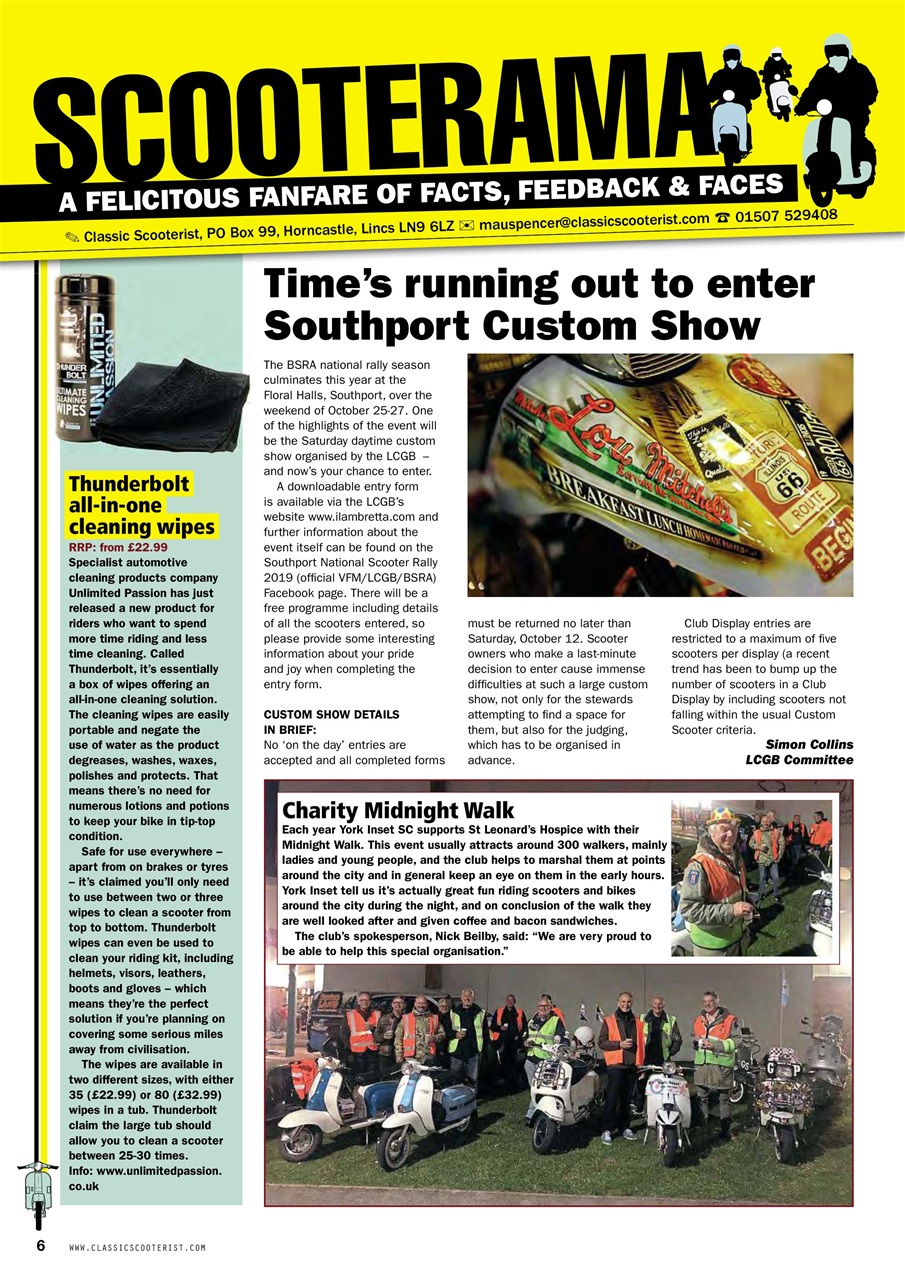 Classic Scooterist Preview Pages