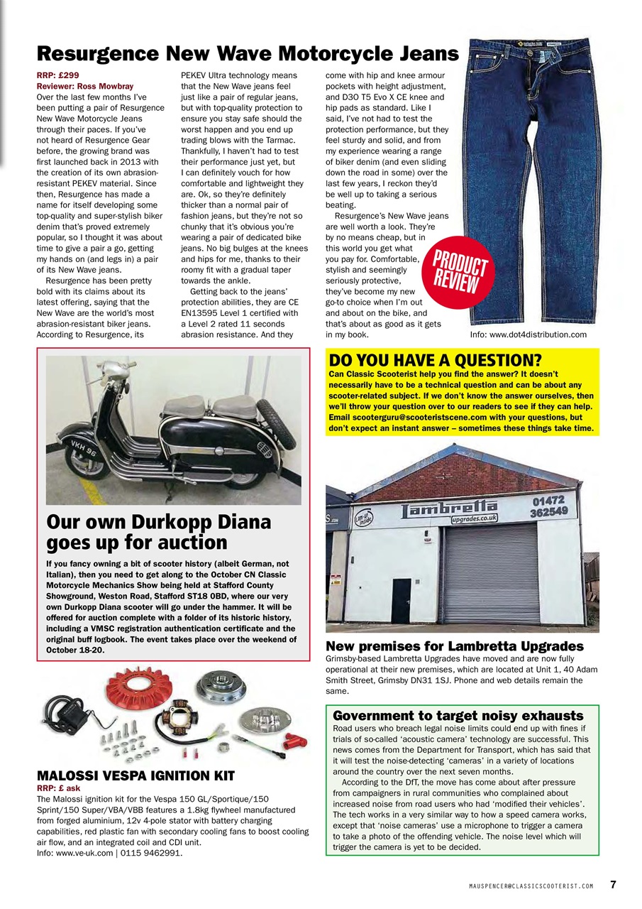 Classic Scooterist Preview Pages