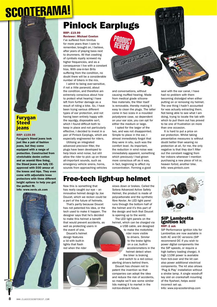 Classic Scooterist Preview Pages