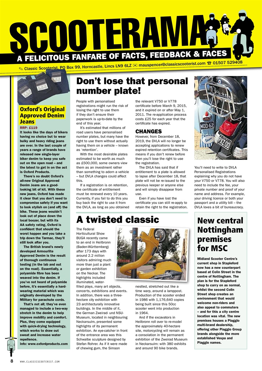 Classic Scooterist Preview Pages