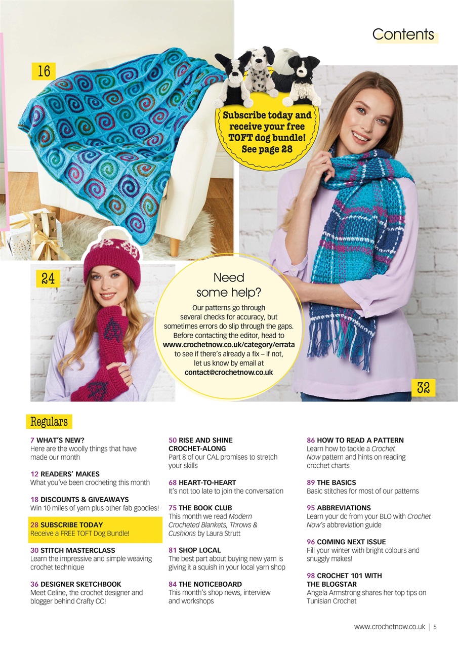 Crochet Now Magazine Preview Pages