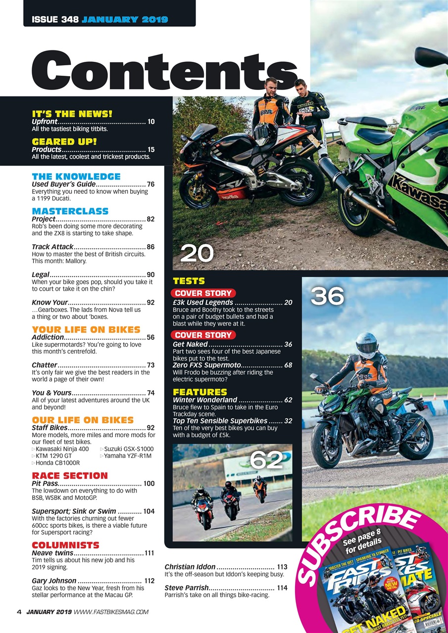 Fast Bikes Preview Pages
