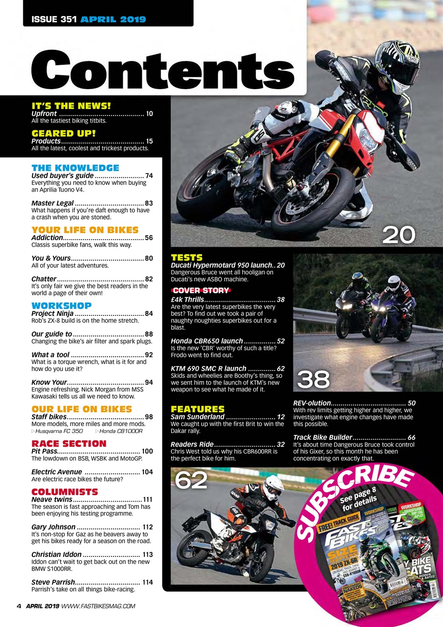Fast Bikes Preview Pages