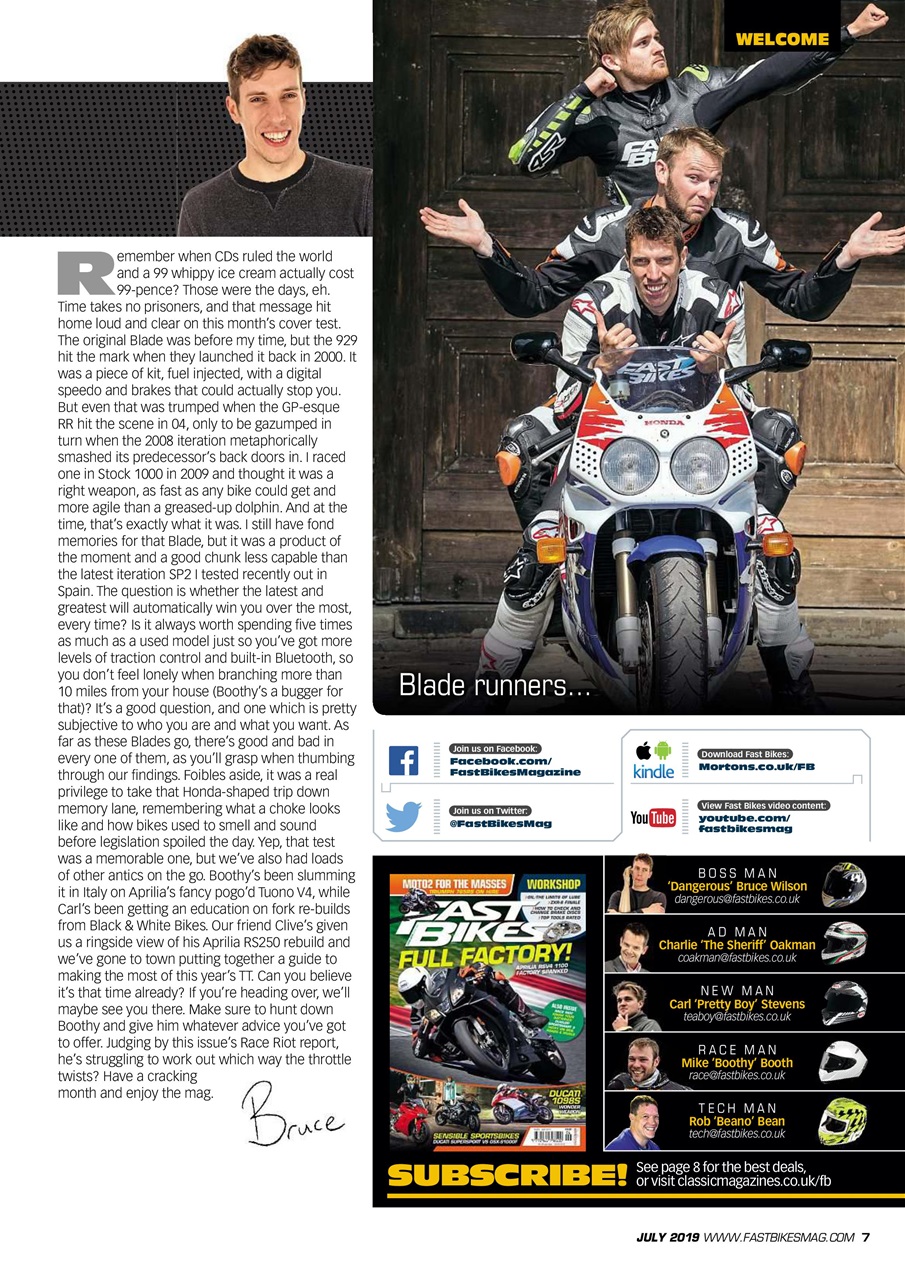 Fast Bikes Preview Pages