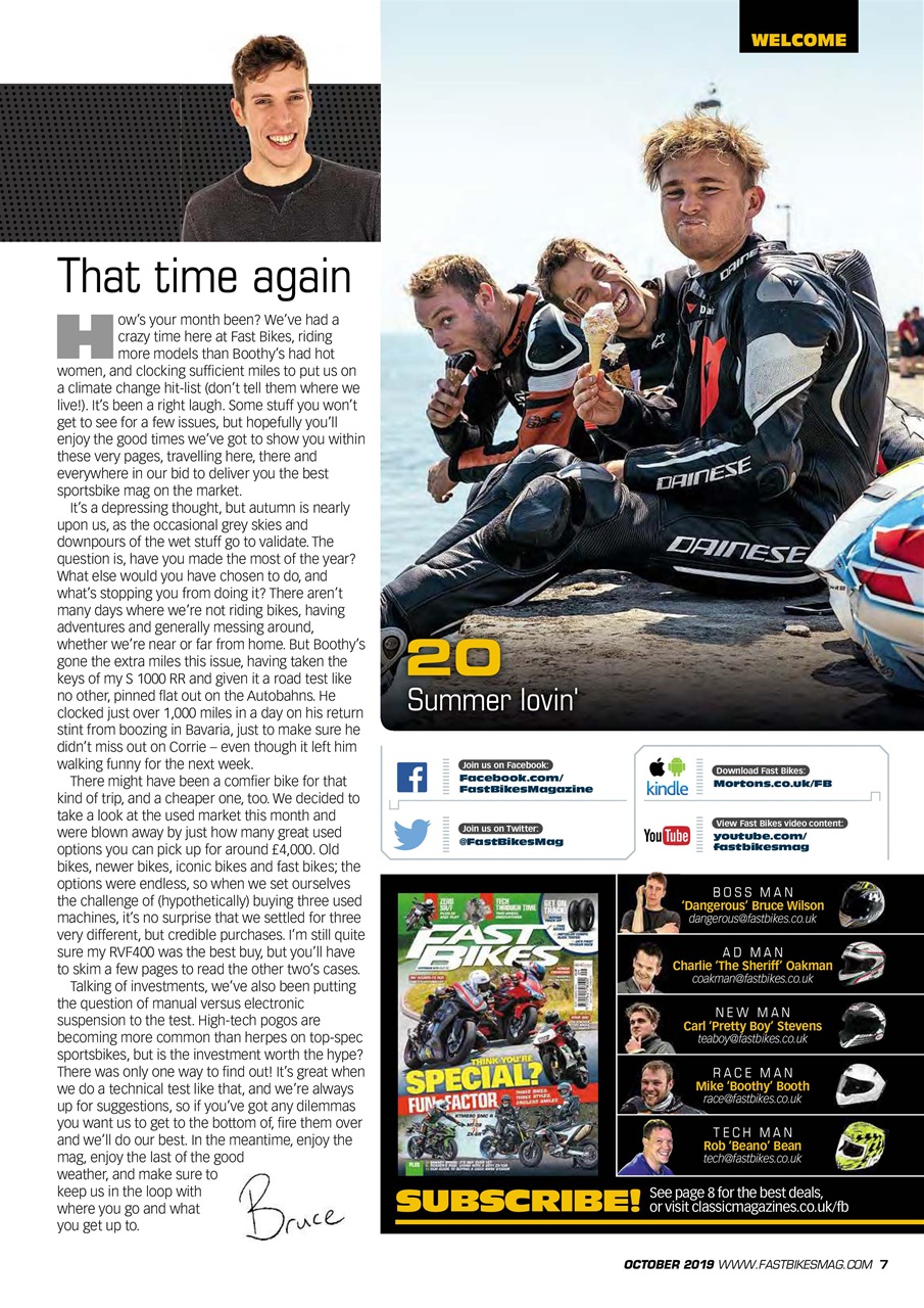 Fast Bikes Preview Pages