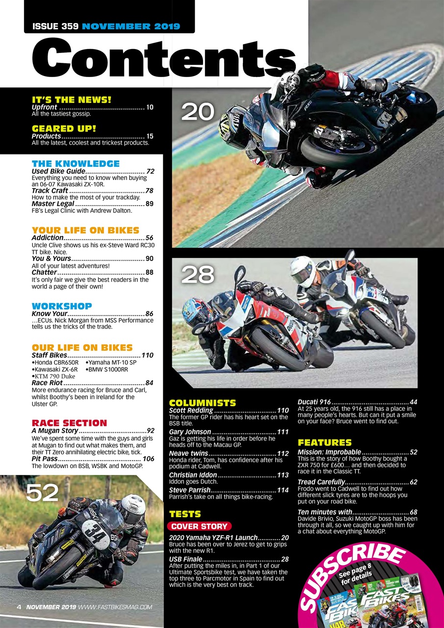 Fast Bikes Preview Pages