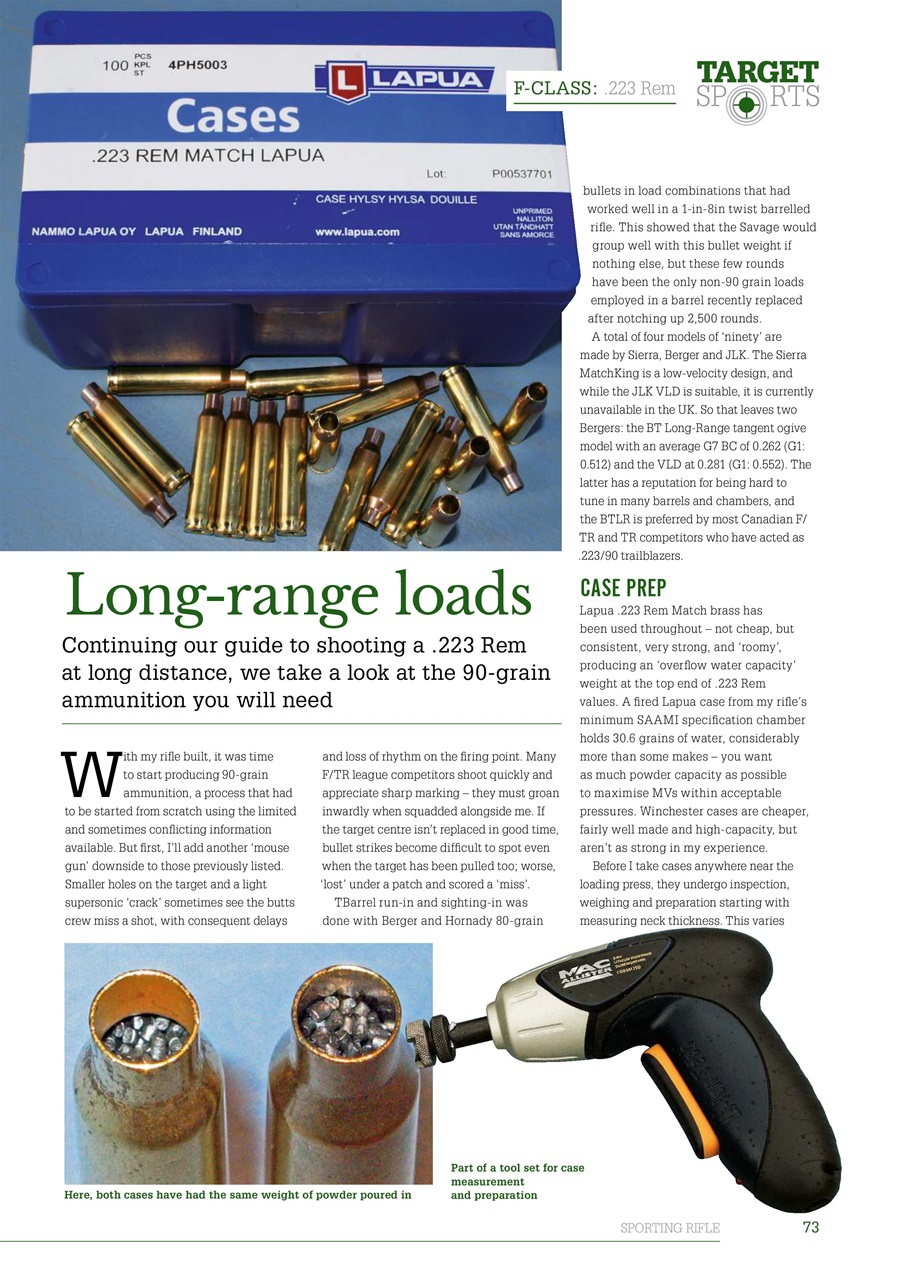 Sporting Rifle Preview Pages
