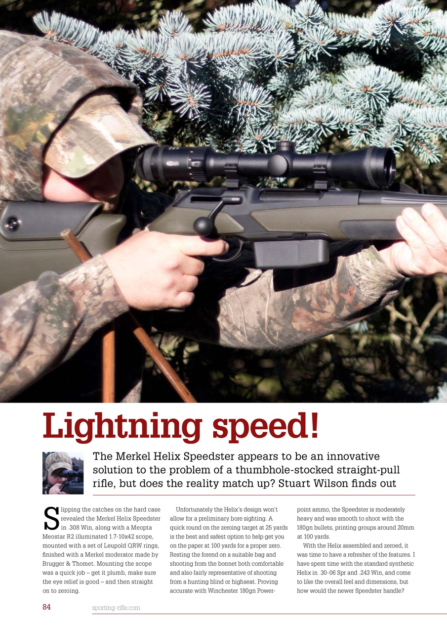 Sporting Rifle Preview Pages