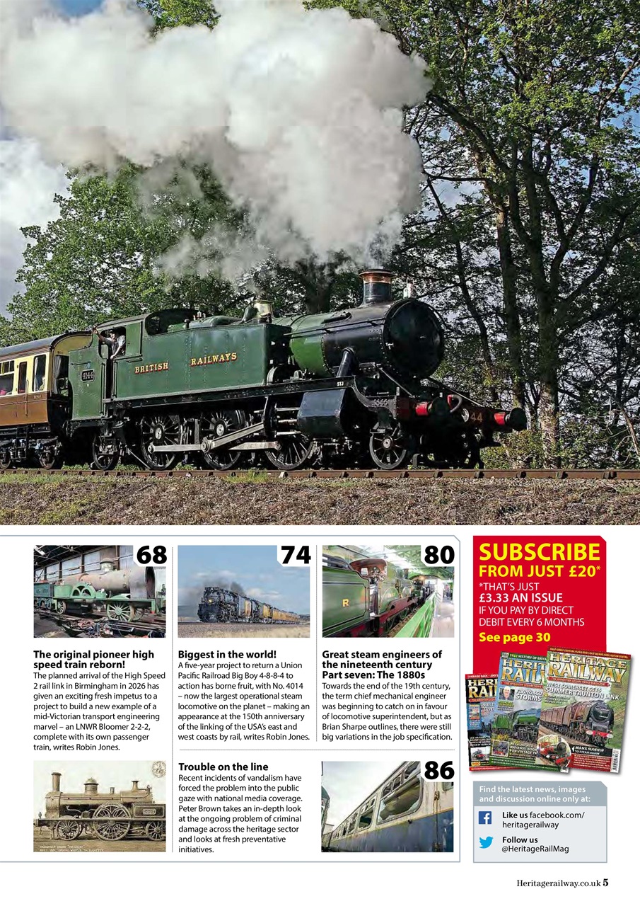 Heritage Railway Preview Pages