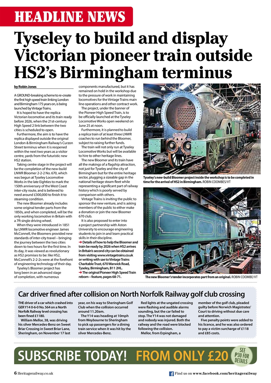 Heritage Railway Preview Pages