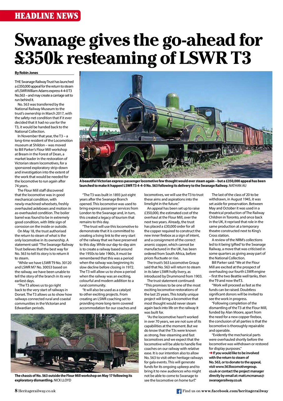 Heritage Railway Preview Pages