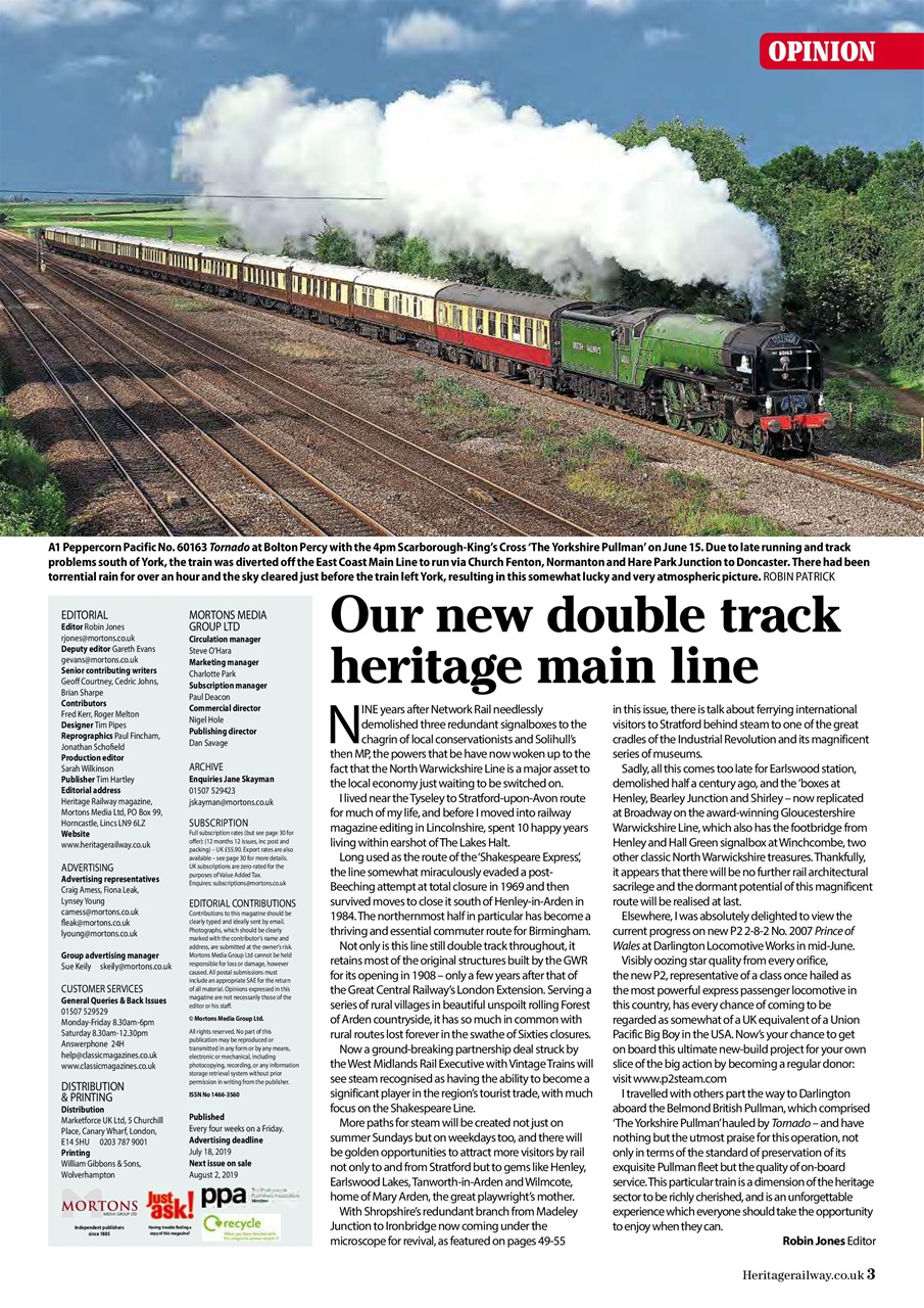 Heritage Railway Preview Pages