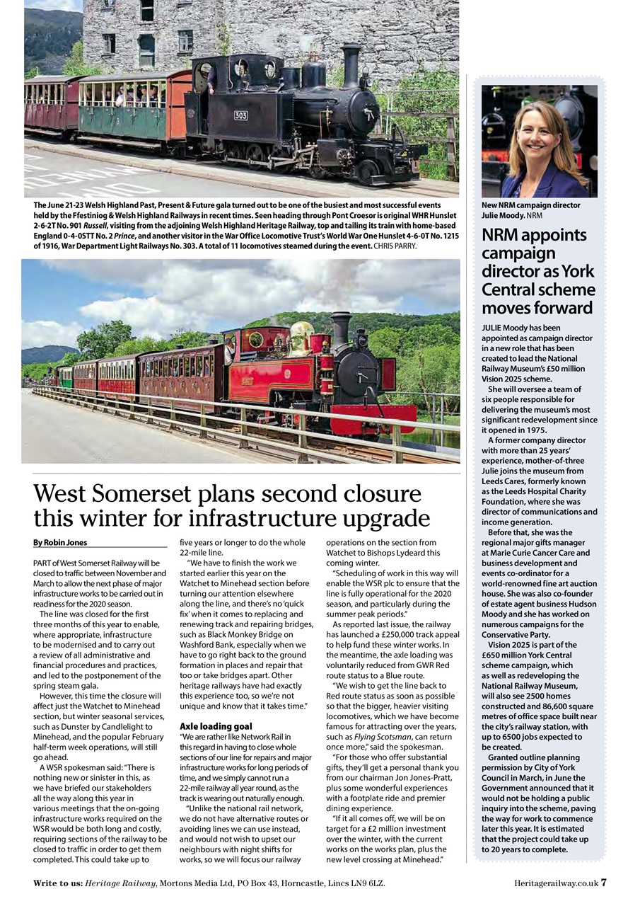 Heritage Railway Preview Pages