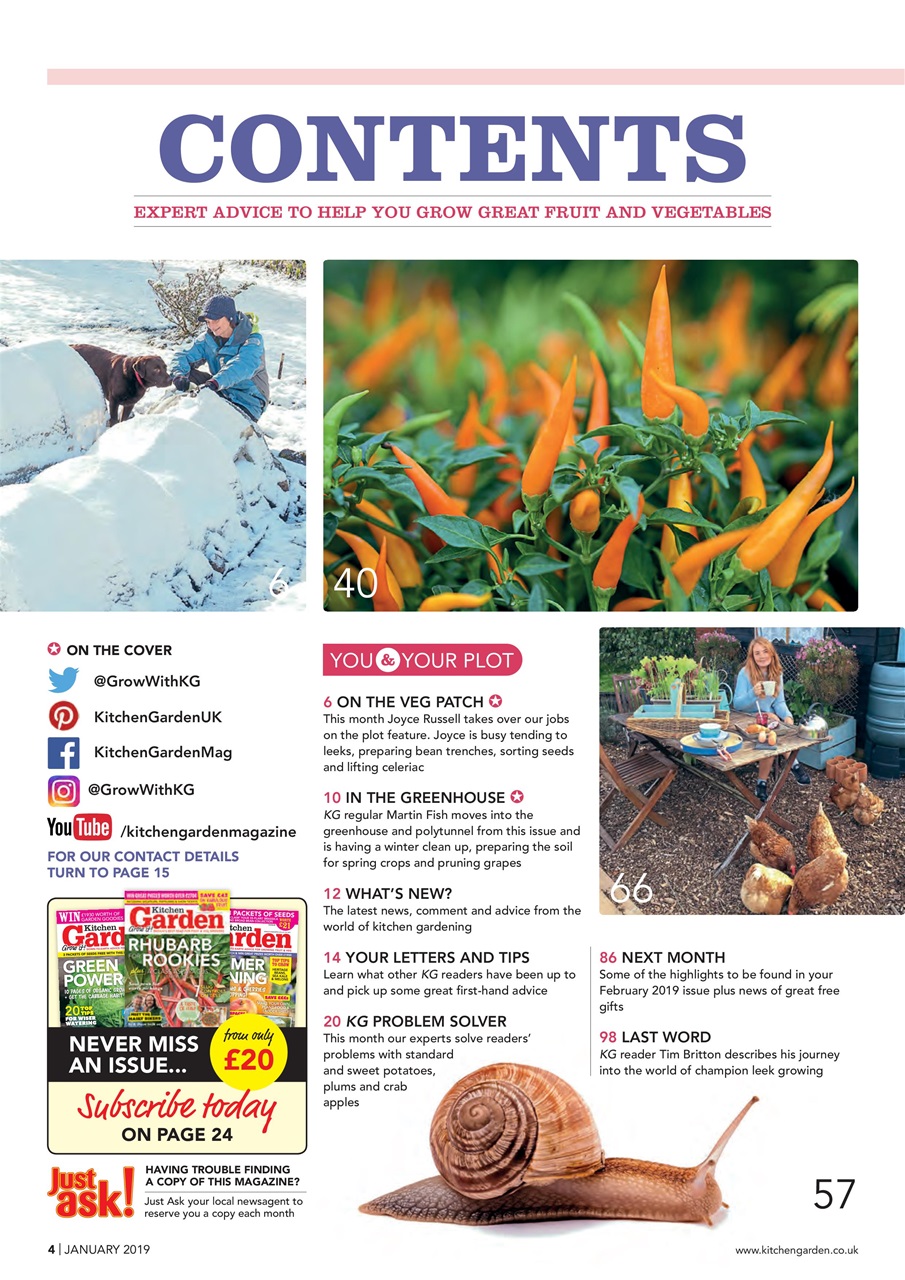 Kitchen Garden Magazine Preview Pages