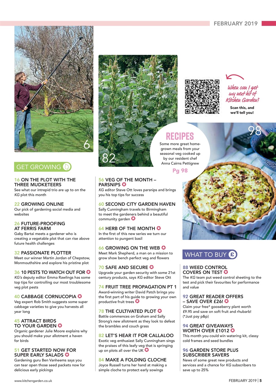 Kitchen Garden Magazine Preview Pages