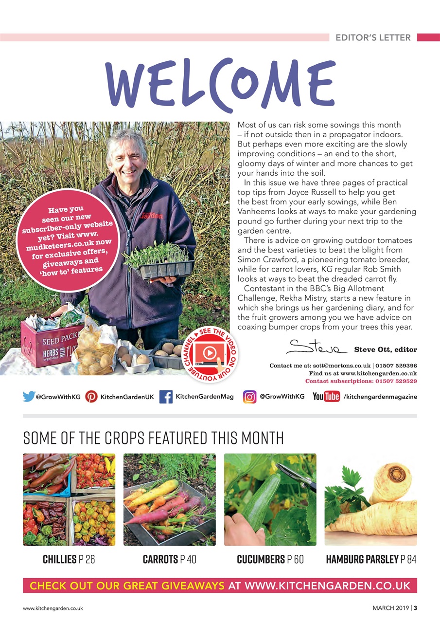 Kitchen Garden Magazine Preview Pages