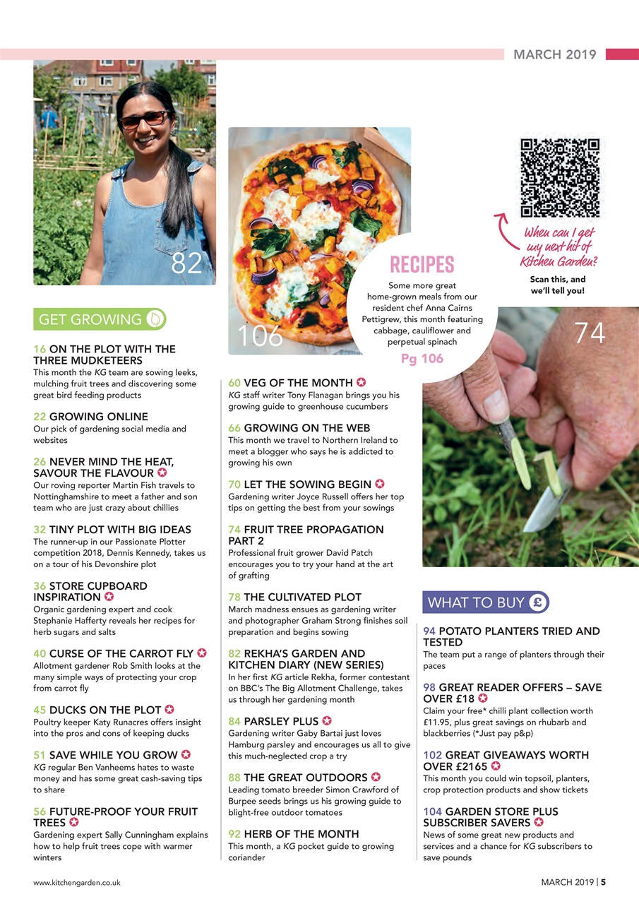 Kitchen Garden Magazine Preview Pages
