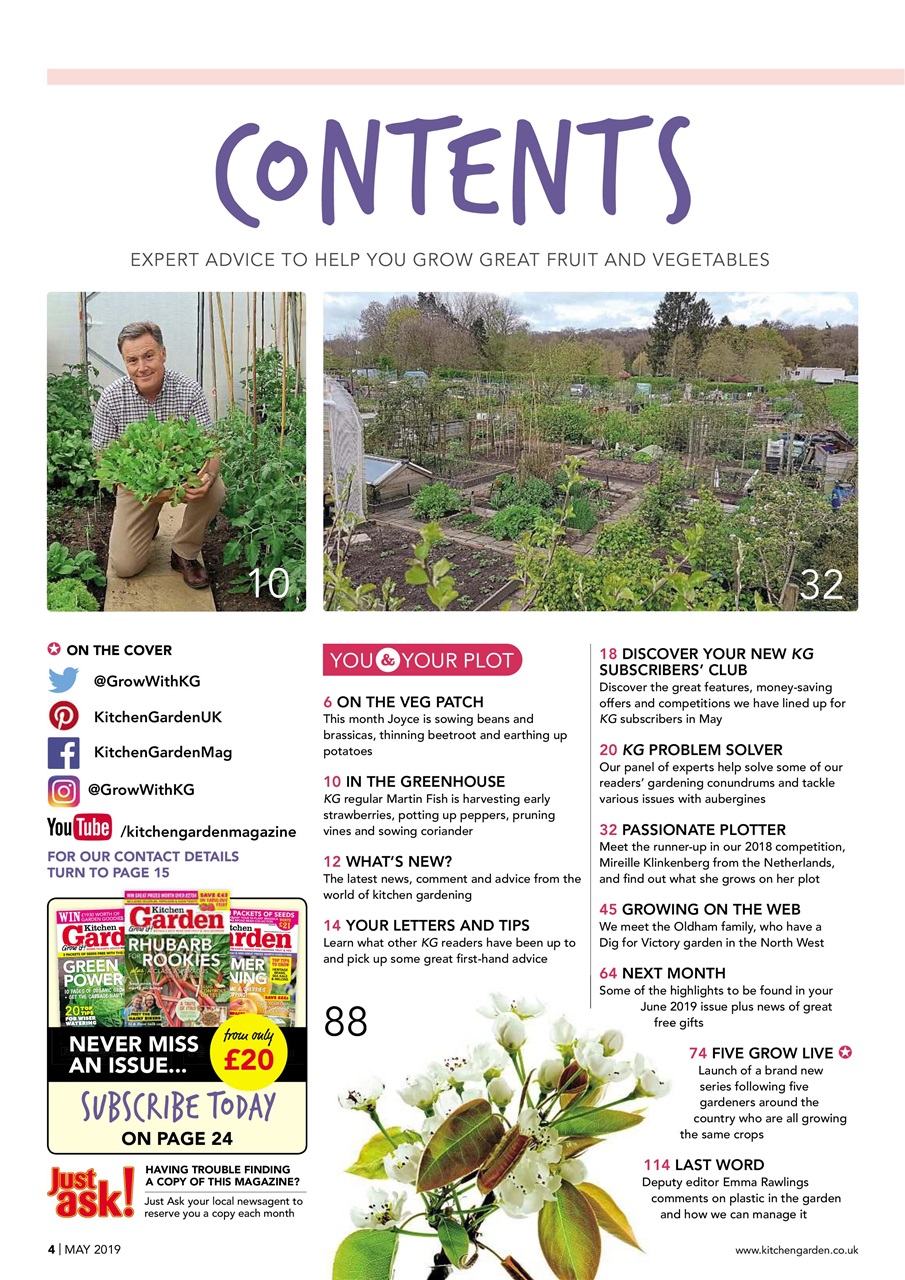 Kitchen Garden Magazine Preview Pages
