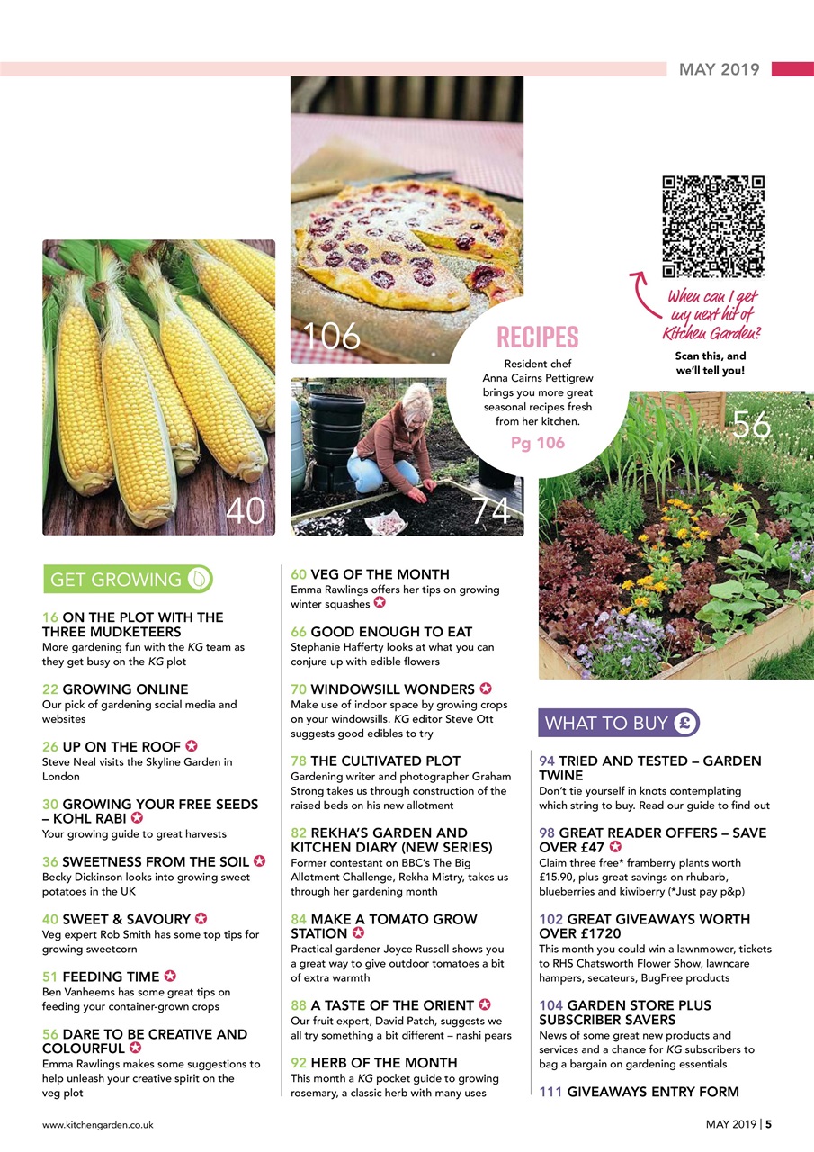 Kitchen Garden Magazine Preview Pages