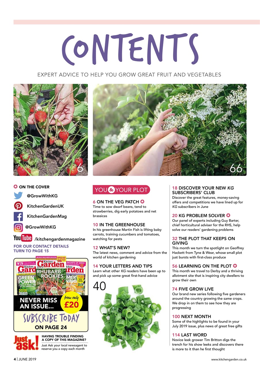Kitchen Garden Magazine Preview Pages