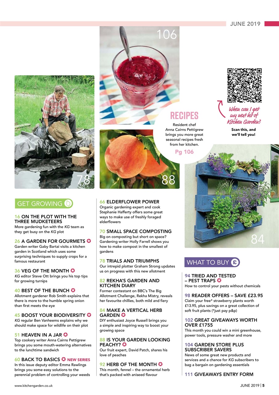 Kitchen Garden Magazine Preview Pages