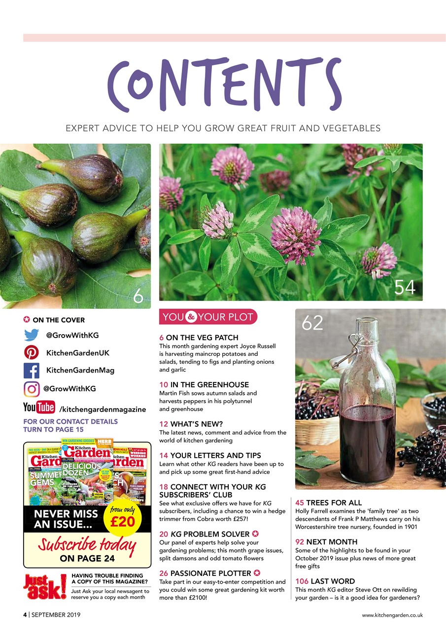 Kitchen Garden Magazine Preview Pages
