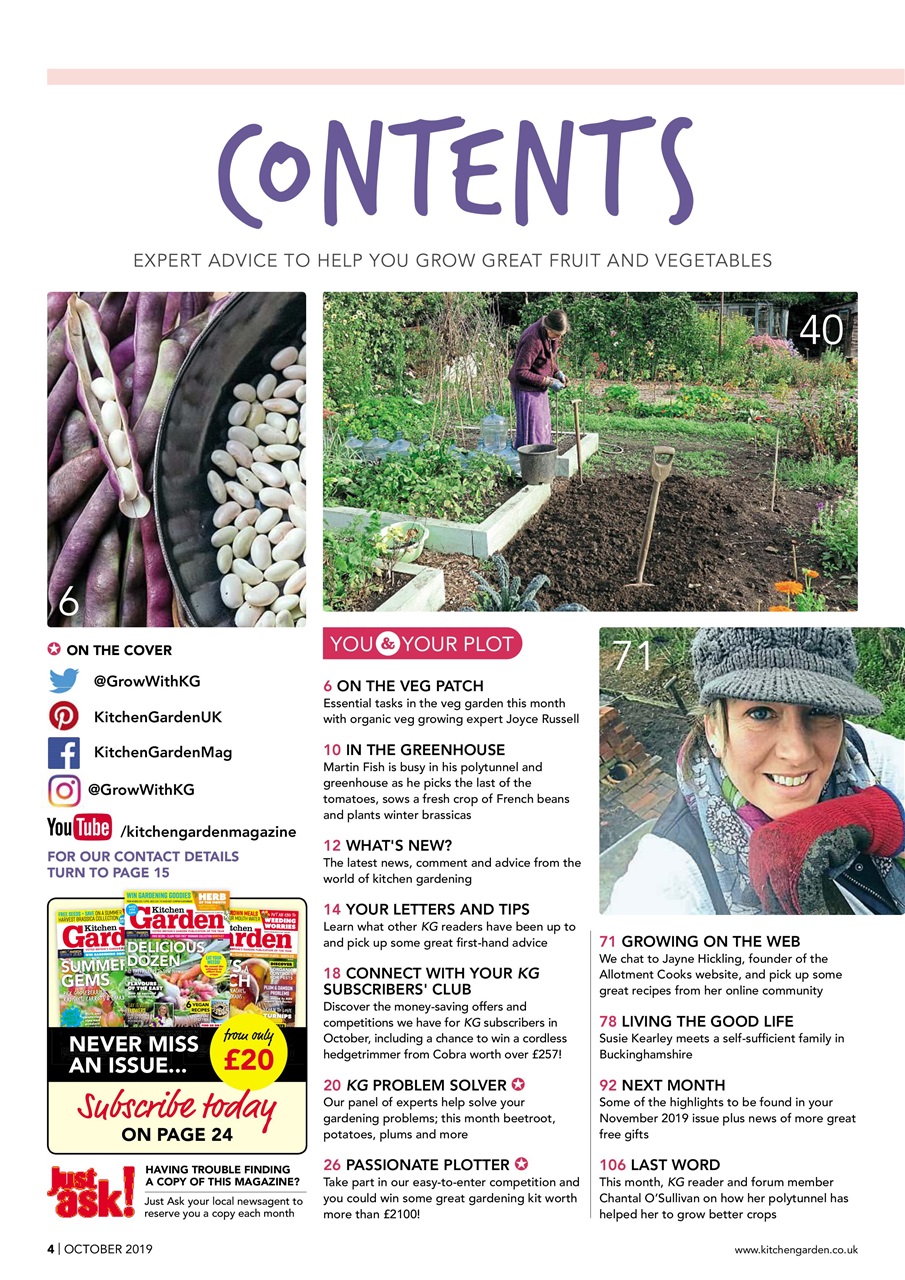 Kitchen Garden Magazine Preview Pages