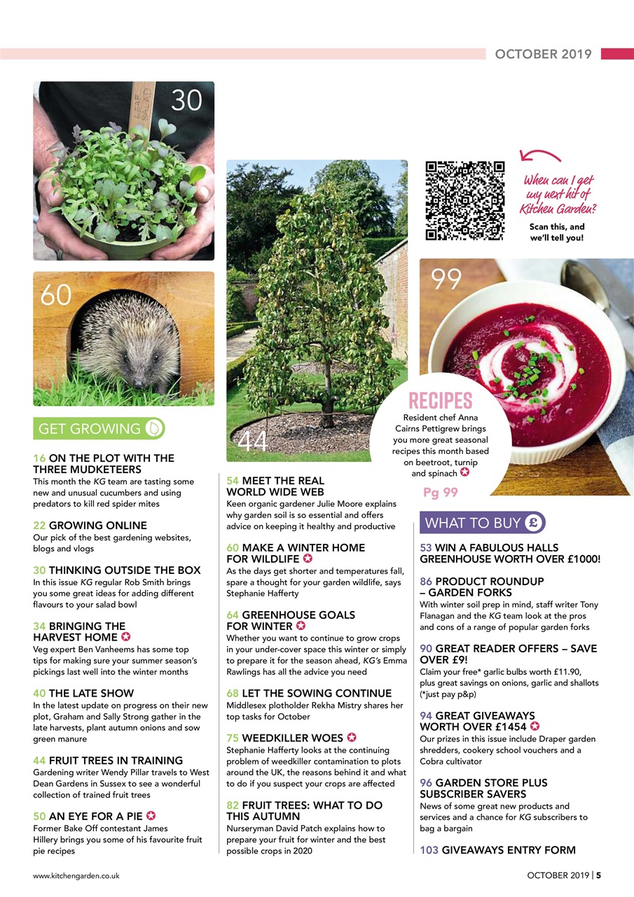Kitchen Garden Magazine Preview Pages