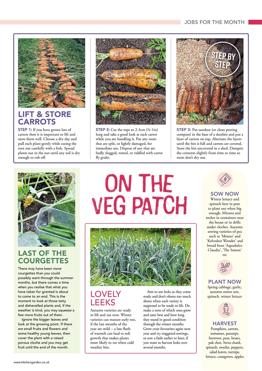 Kitchen Garden Magazine Preview Pages