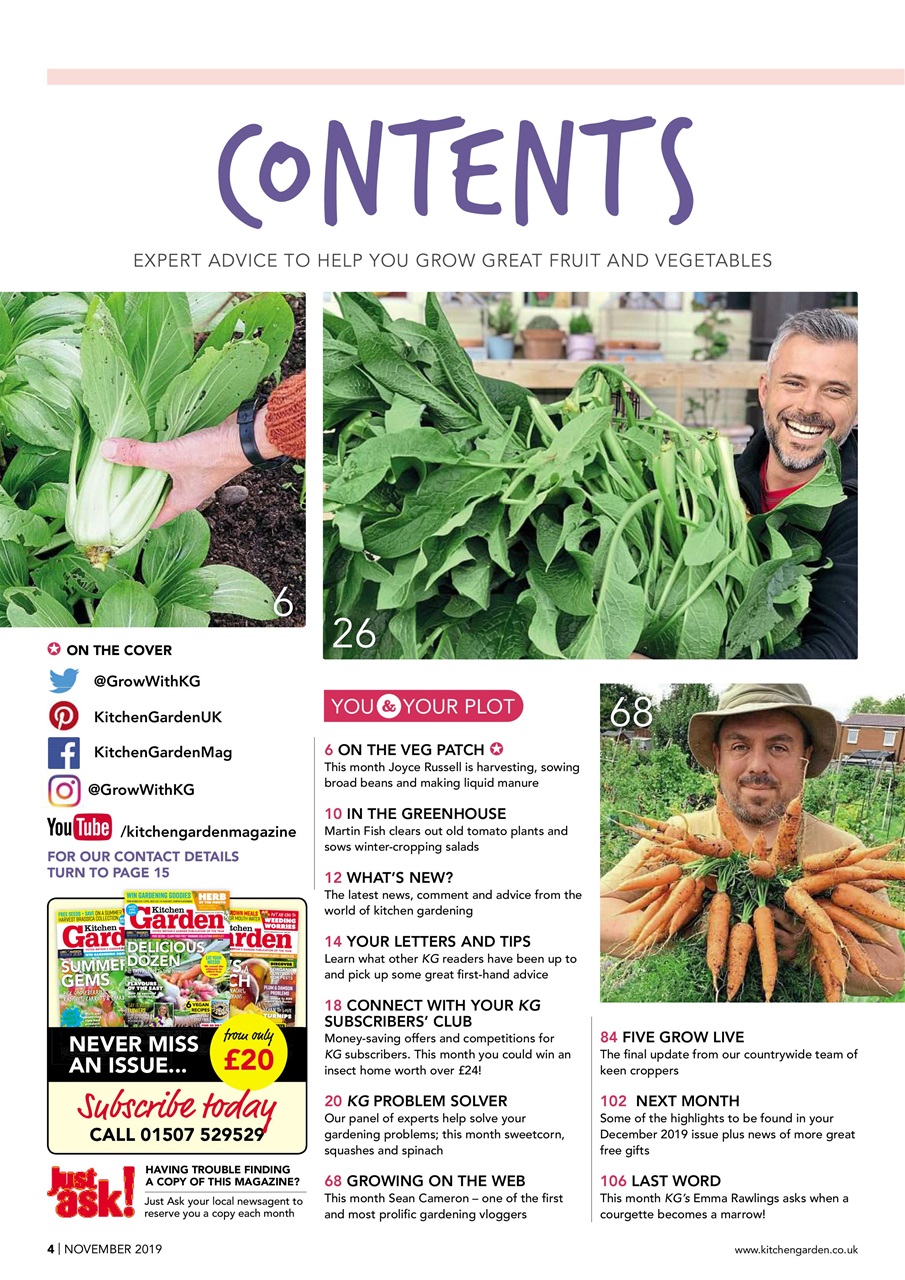 Kitchen Garden Magazine Preview Pages
