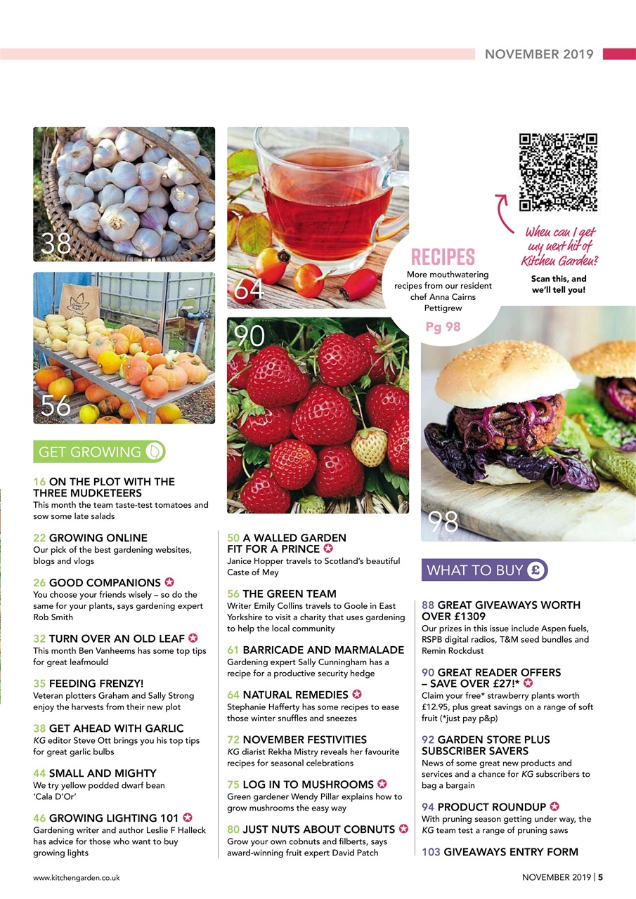 Kitchen Garden Magazine Preview Pages
