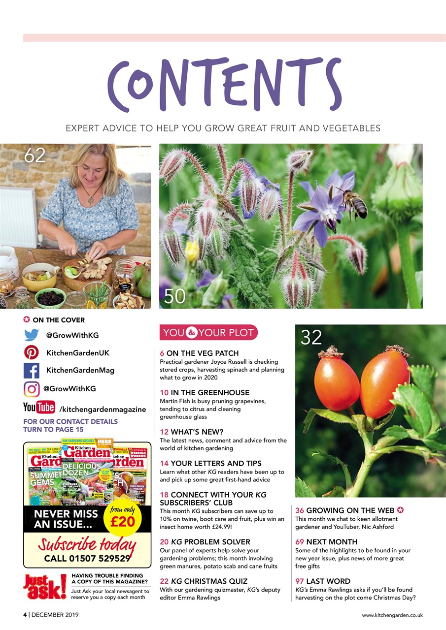 Kitchen Garden Magazine Preview Pages