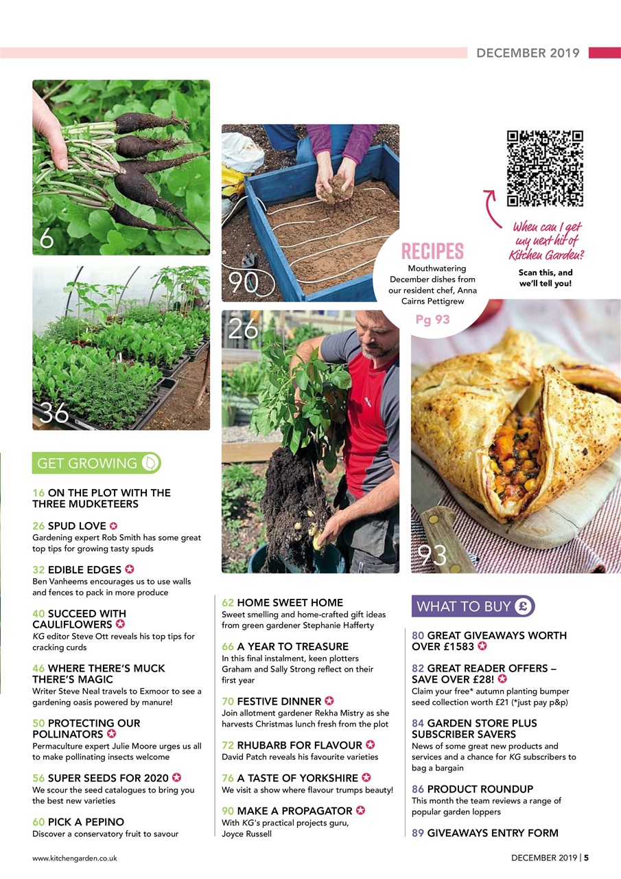 Kitchen Garden Magazine Preview Pages
