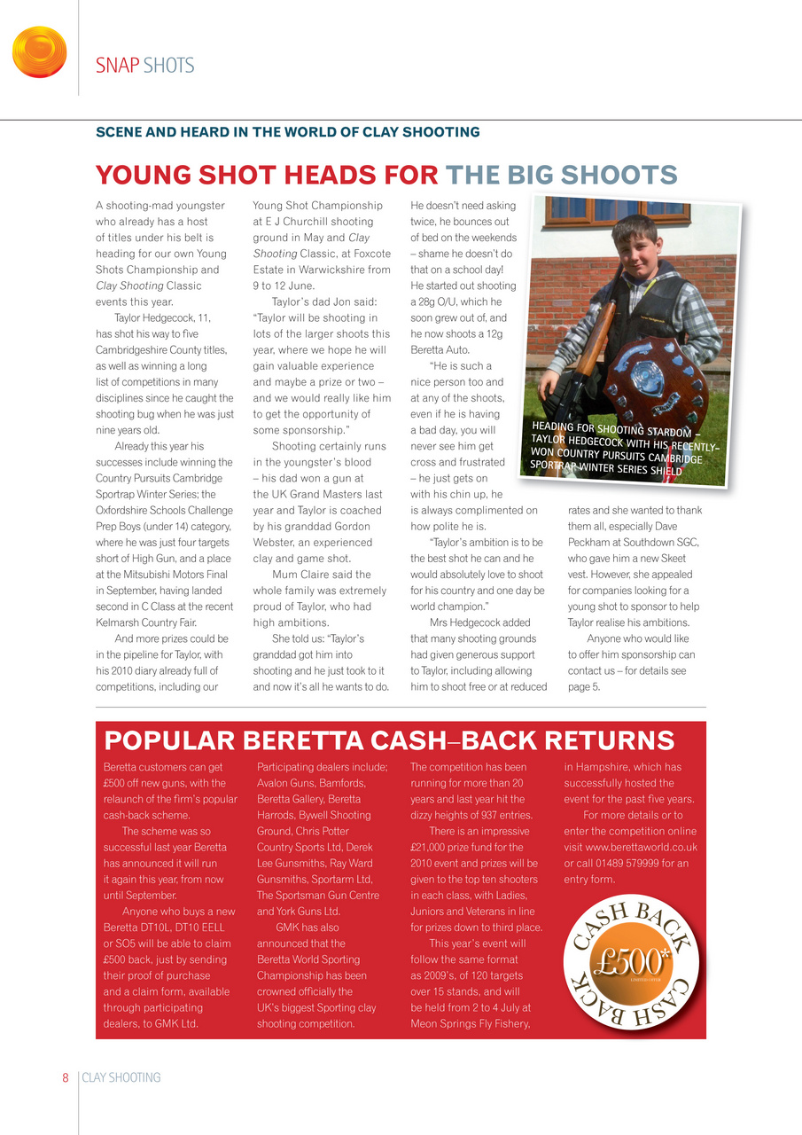 Clay Shooting Preview Pages