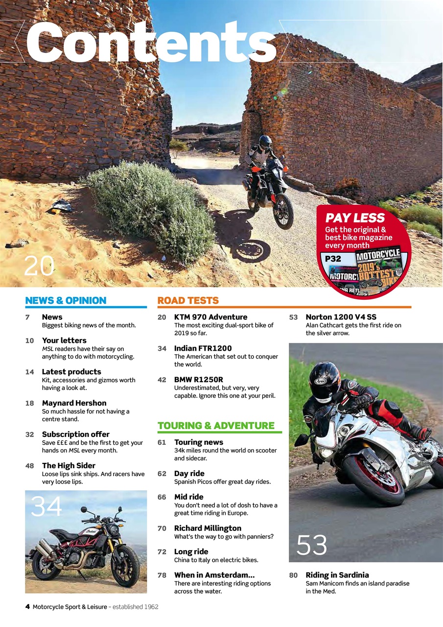 Motorcycle Sport & Leisure Preview Pages