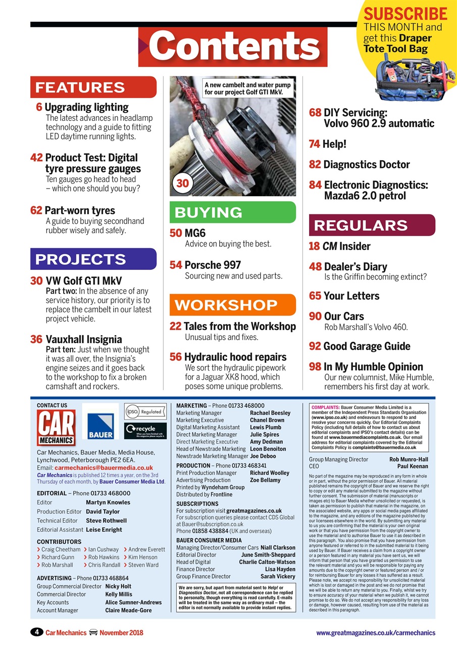 Car Mechanics Preview Pages