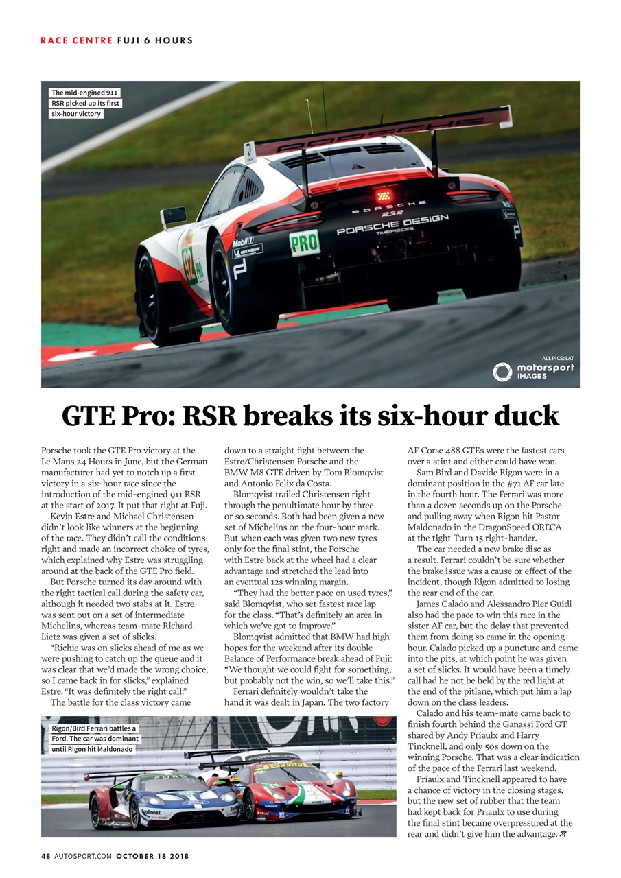 Autosport Preview Pages