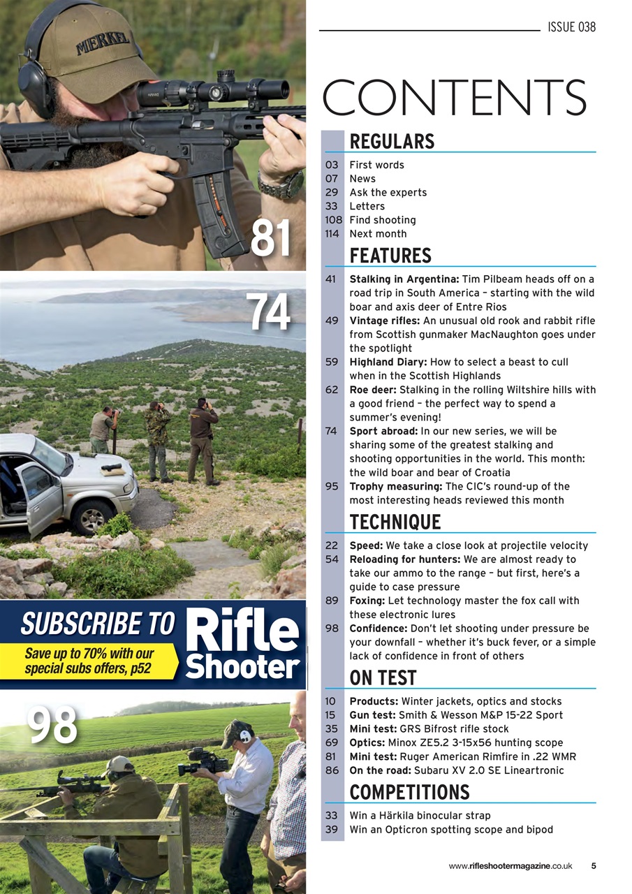 Rifle Shooter Preview Pages