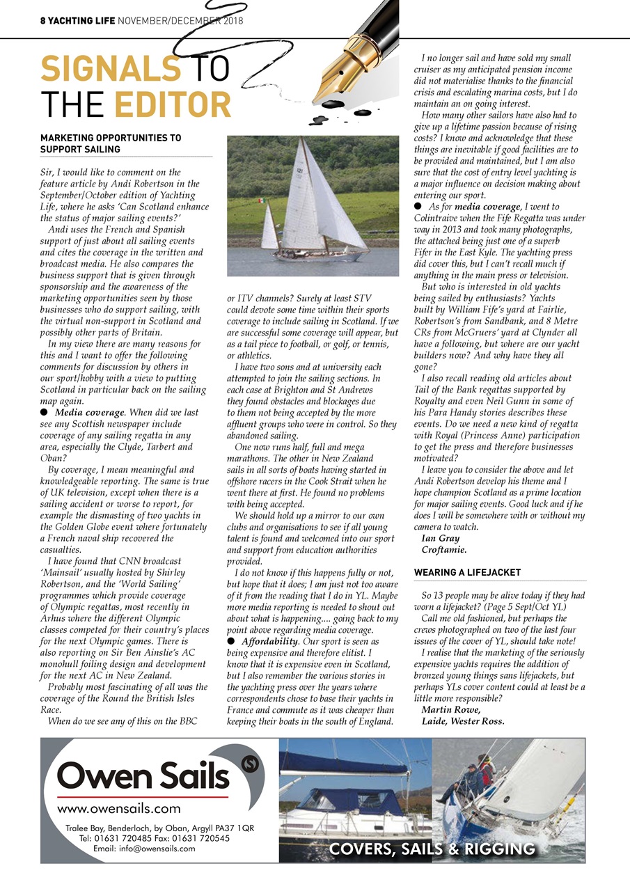 Yachting Life Preview Pages